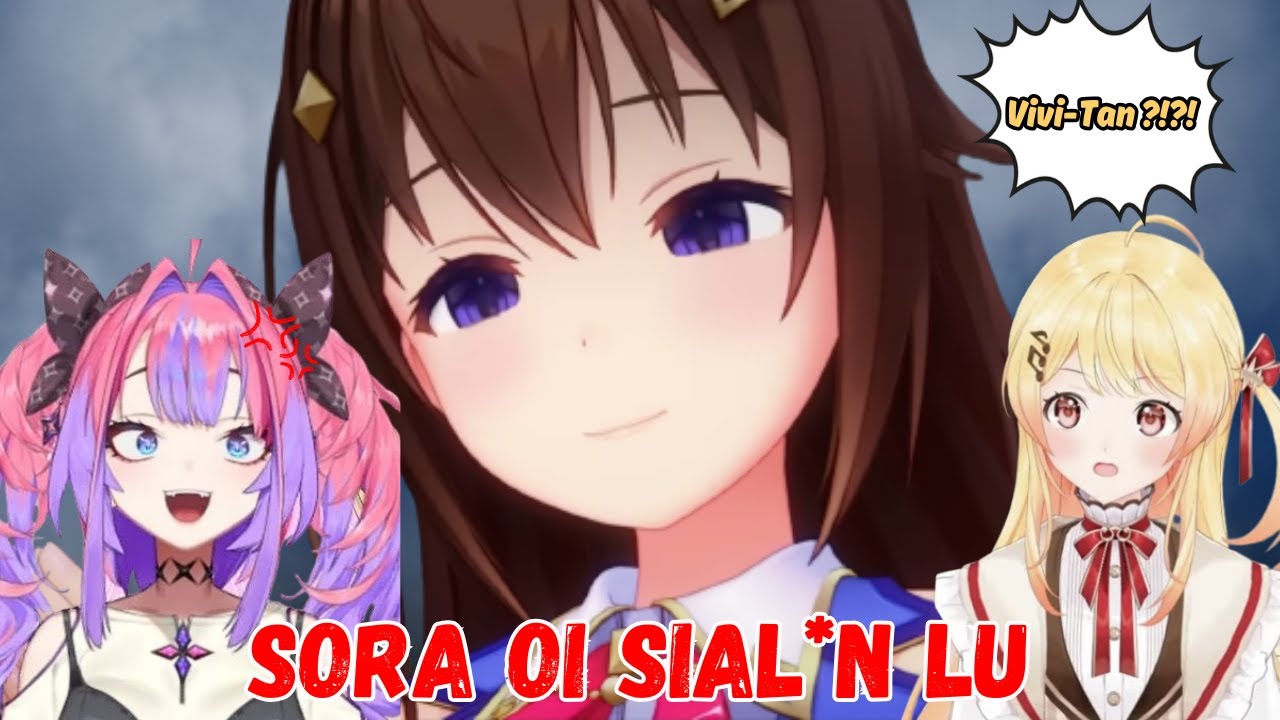 Semuanya Panik Gara Gara Vivi Ngomong Kasar Banget ke Sora di Minecraft | Hololive Sub id