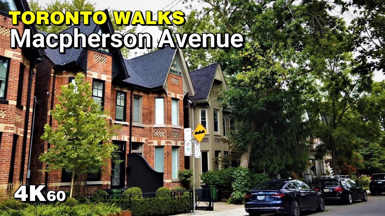 Toronto's Macpherson Avenue - The nicest street in the city? [4K60]