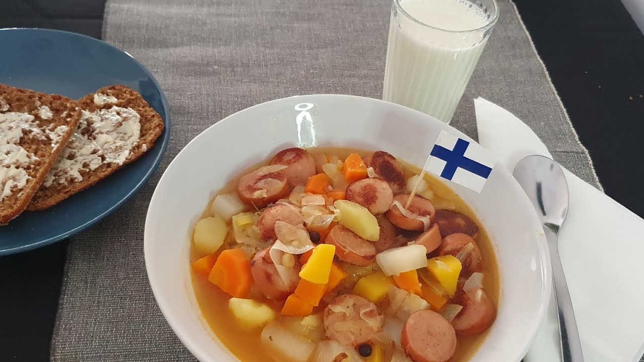 How to make Finnish Sausage Soup - Makkarakeitto recipe