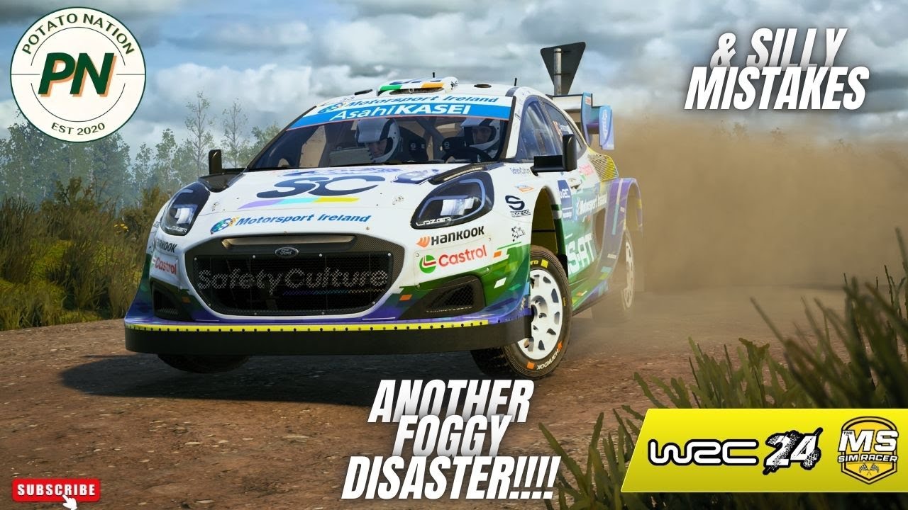 EA WRC Potato Nation Rally Latvia Full of Mistakes!!!