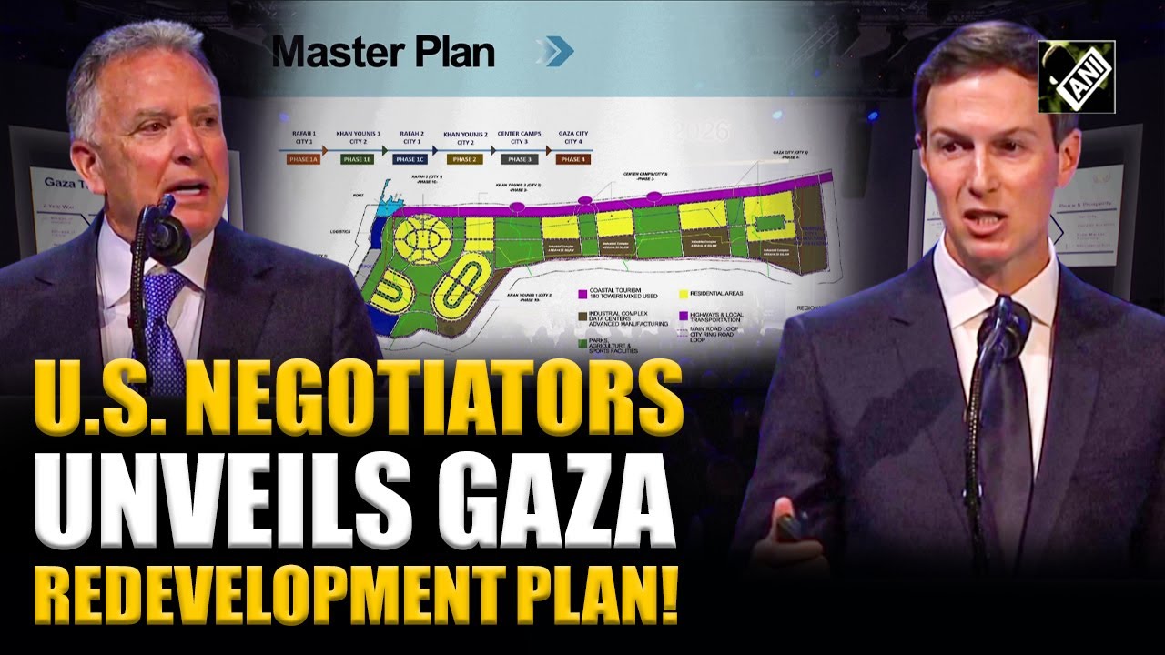 US Envoy Witkoff, Kushner outline phased Gaza masterplan while Trump launches &ldquo;Board of Peace&rdquo;