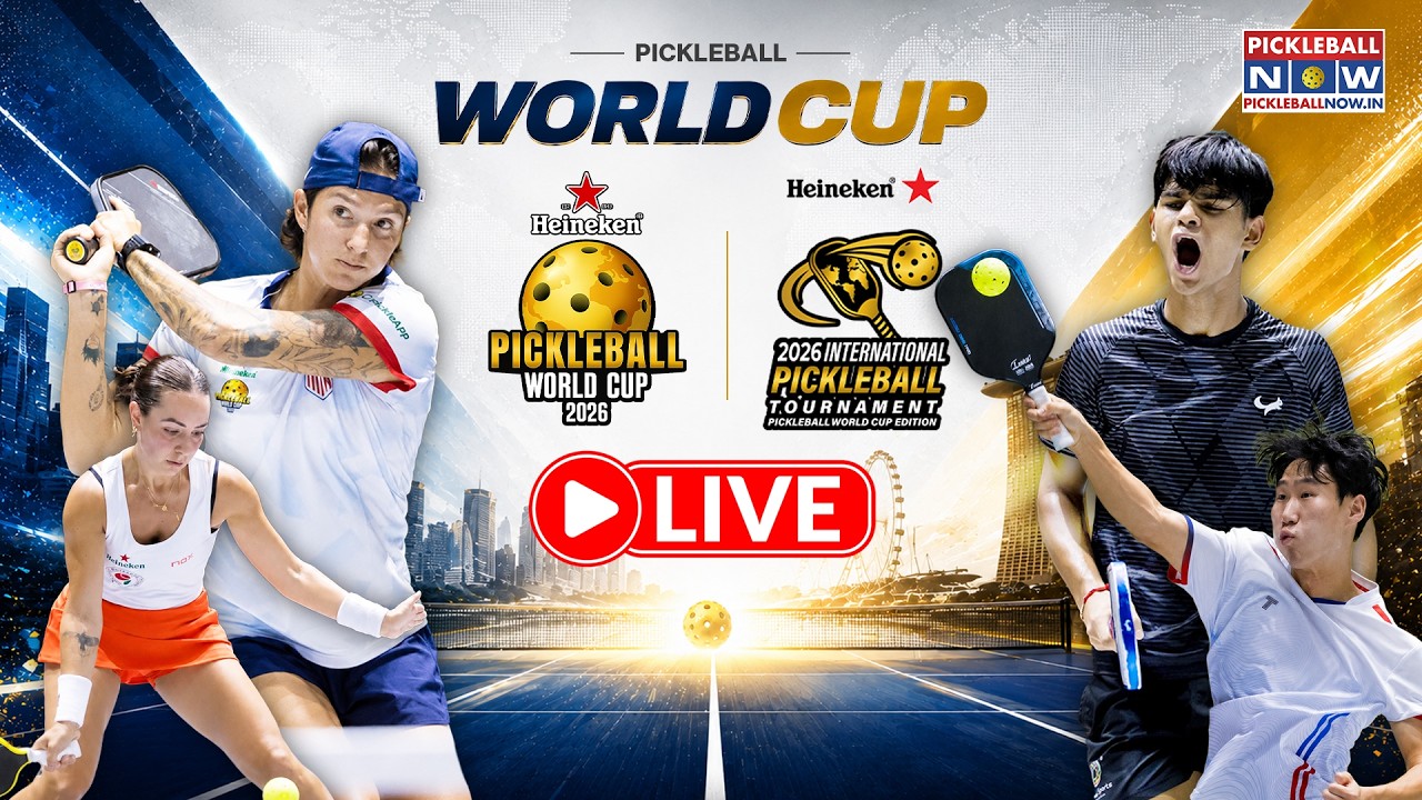 LIVE: Pickleball World Cup 2026 Enters Knockout Stage! Championship Court Action Live from Vietnam