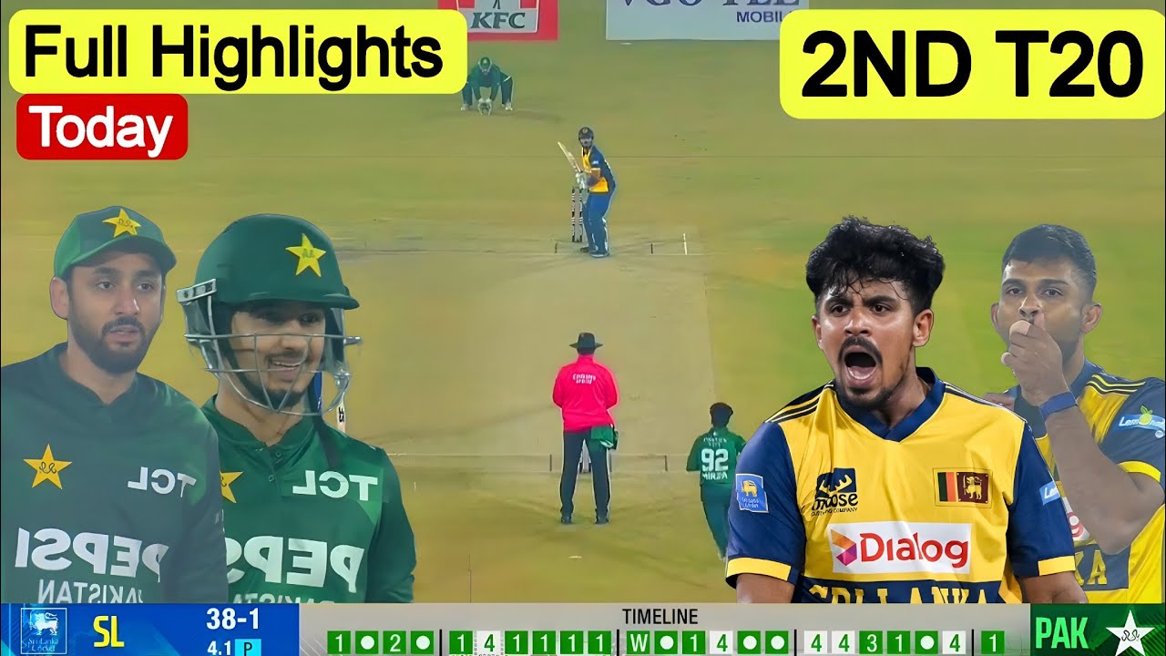 Pak vs SL 2nd T20 Highlights Today | Pakistan Vs Sri Lanka 2nd T20 Match Full Highlights 2026