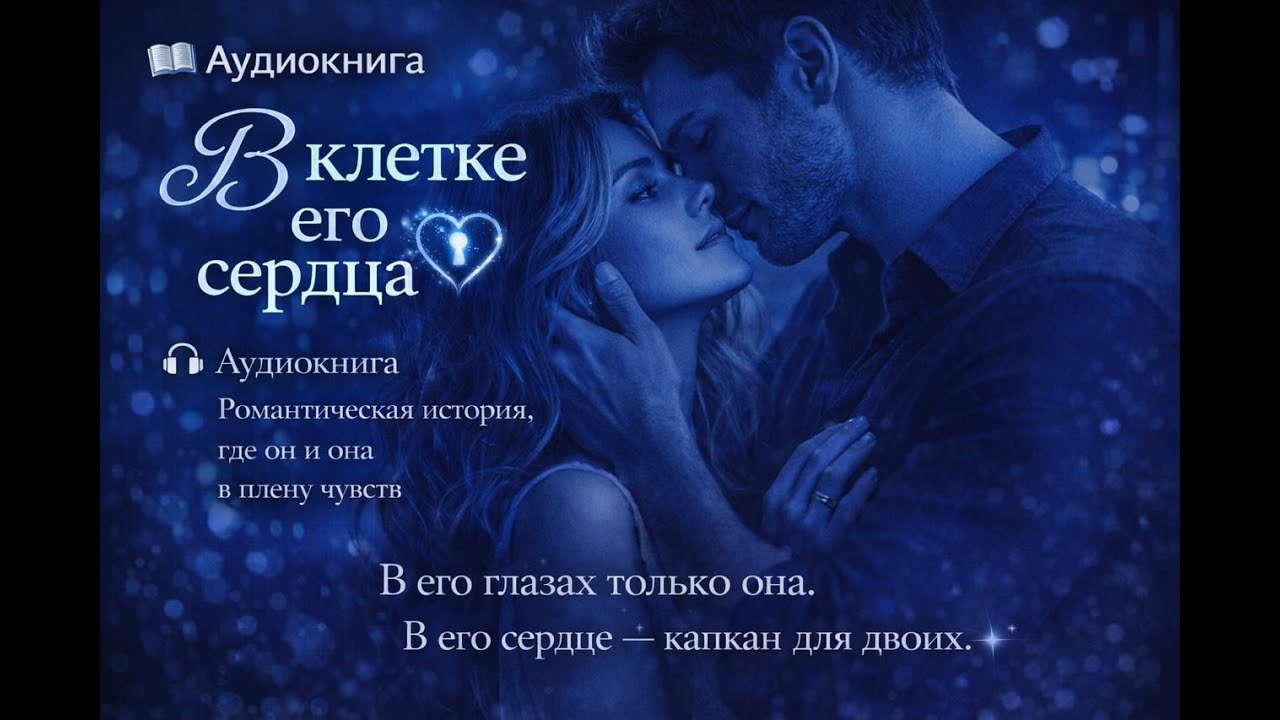💙В клетке его сердца🎧 ПОЛНАЯ Аудиокнига | Современный любовный роман