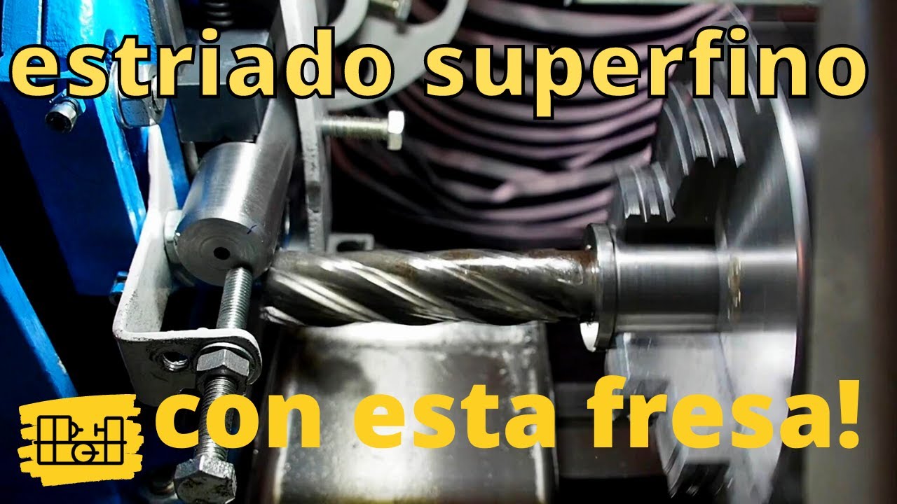 Fabricaci&oacute;n de ESTRIADO en TORNO UNIVERSAL #mecanica #estriado #torno