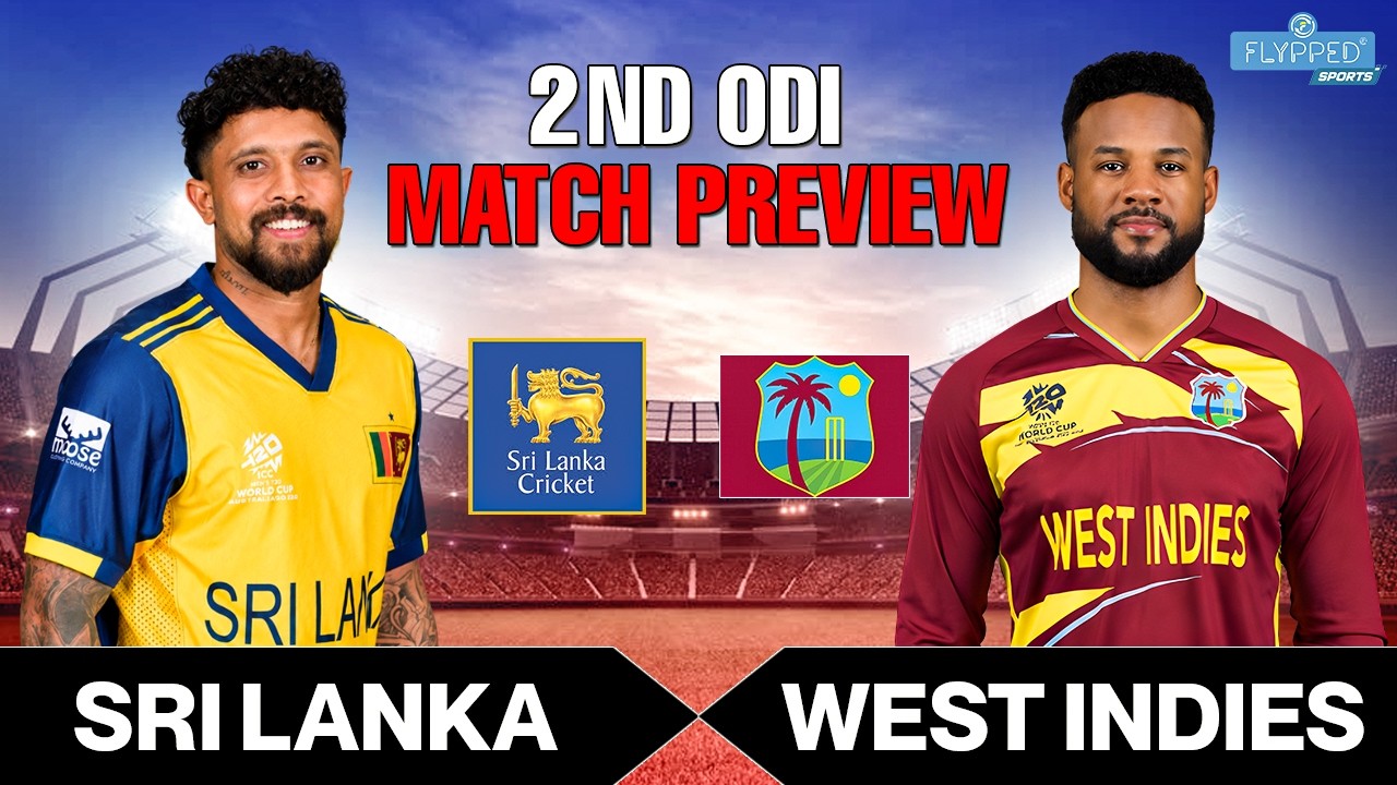 Sri Lanka vs West Indies 2nd ODI Match Preview | Sri Lanka tour of West Indies 2026.