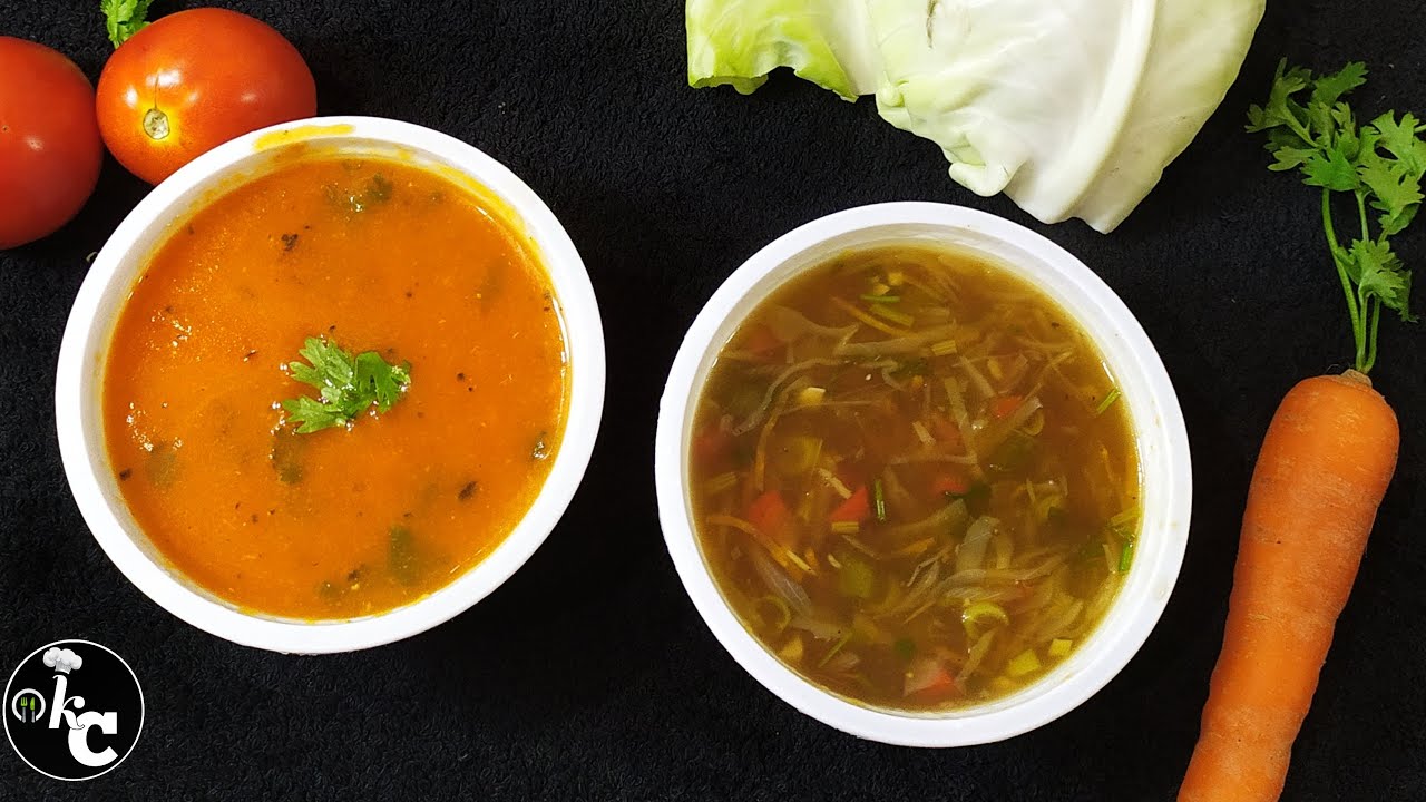 Healthy Veg Soup recipe | Tomato Soup | Cabbage Soup