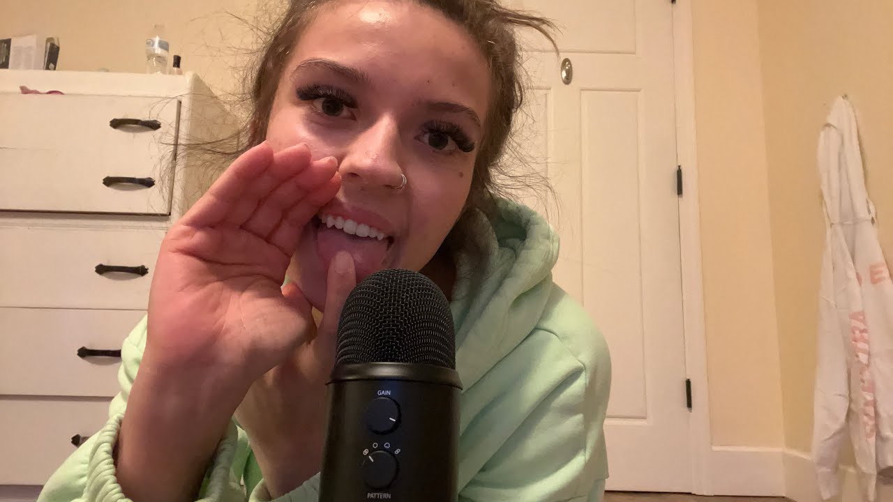 ASMR| BLUE YETI CUPPED MOUTH SOUNDS