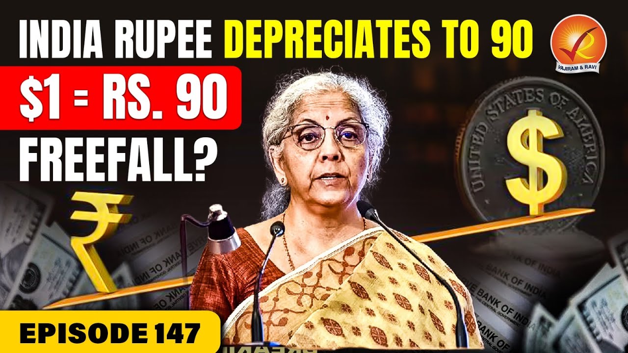 Why the Rupee Fell to ₹90 Against Dollar? | INR Depreciation - Causes, Impact and Solutions