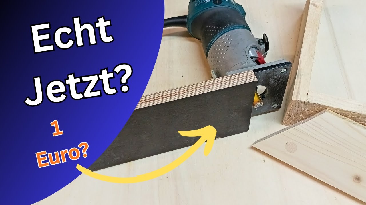 Die Fr&auml;sschablone, die ALLES kann: Kanten und Fl&auml;chen b&uuml;ndig!🤫