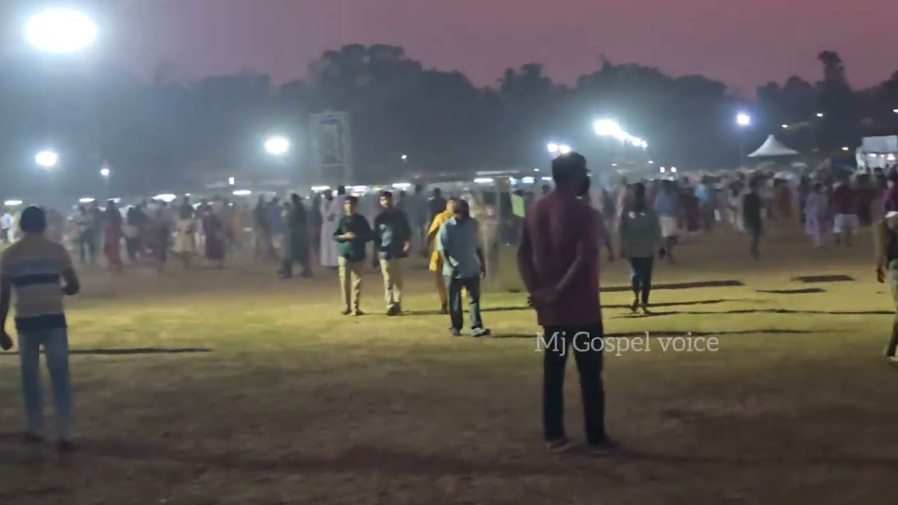 മാരാമണ്ണിലെ അവസാന രാത്രി യോഗത്തിലെ തിരക്ക് 