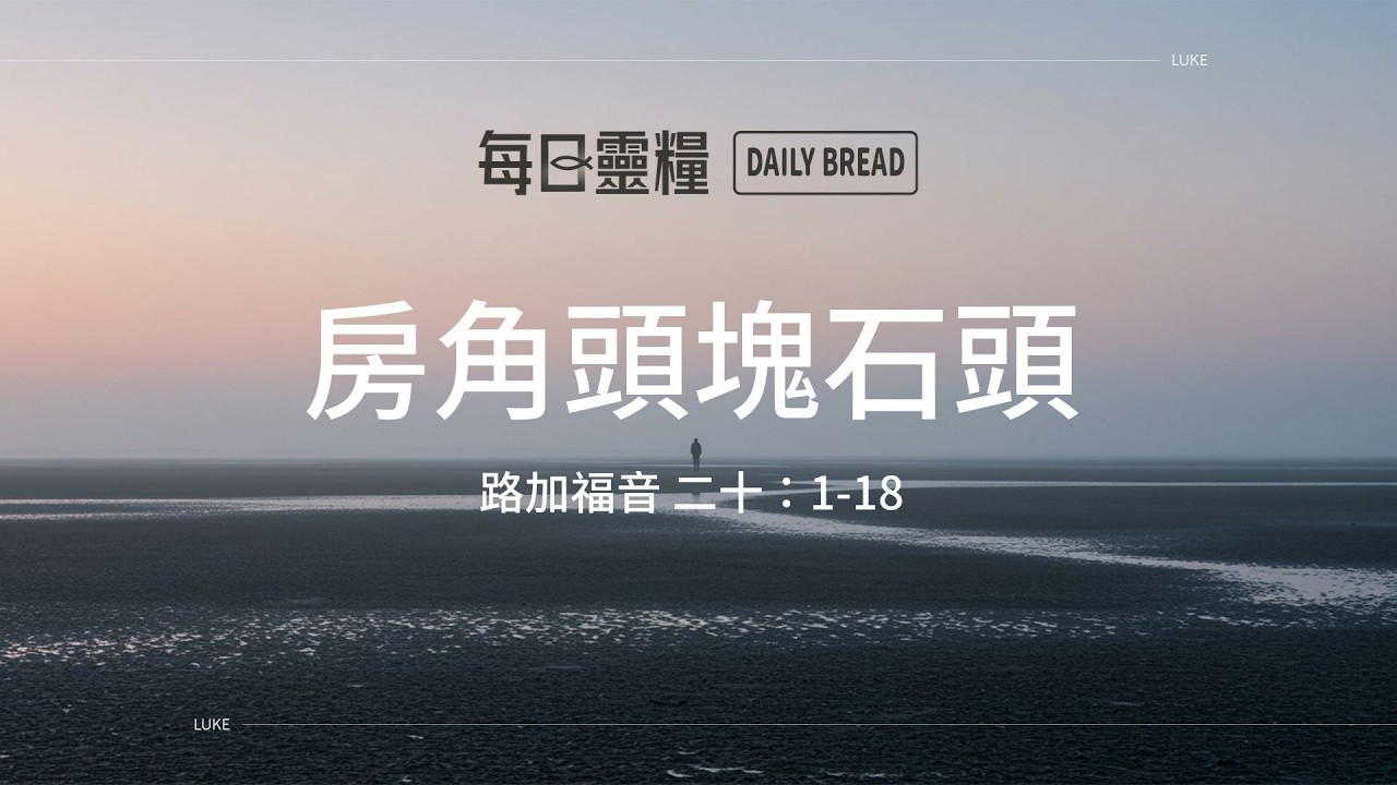 【每日靈糧】路加福音二十：1-18｜吳智誠牧師_20260218