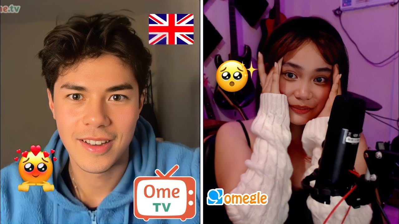 AN ACTOR ON OMEGLE? 🙈 | I got too shy to rizz him up 🤣