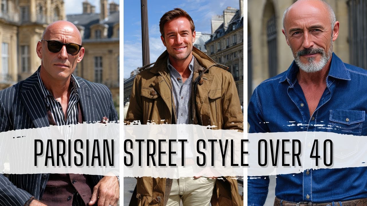 🇫🇷 Parisian Street Style Over 40: Effortless Elegance for Timeless Men