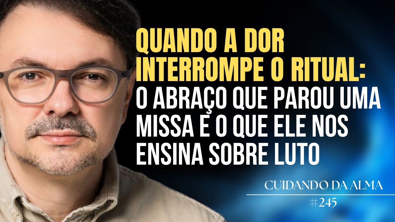 Quando a dor interrompe o ritual: o abraço que parou uma missa e o que ele nos ensina sobre o luto