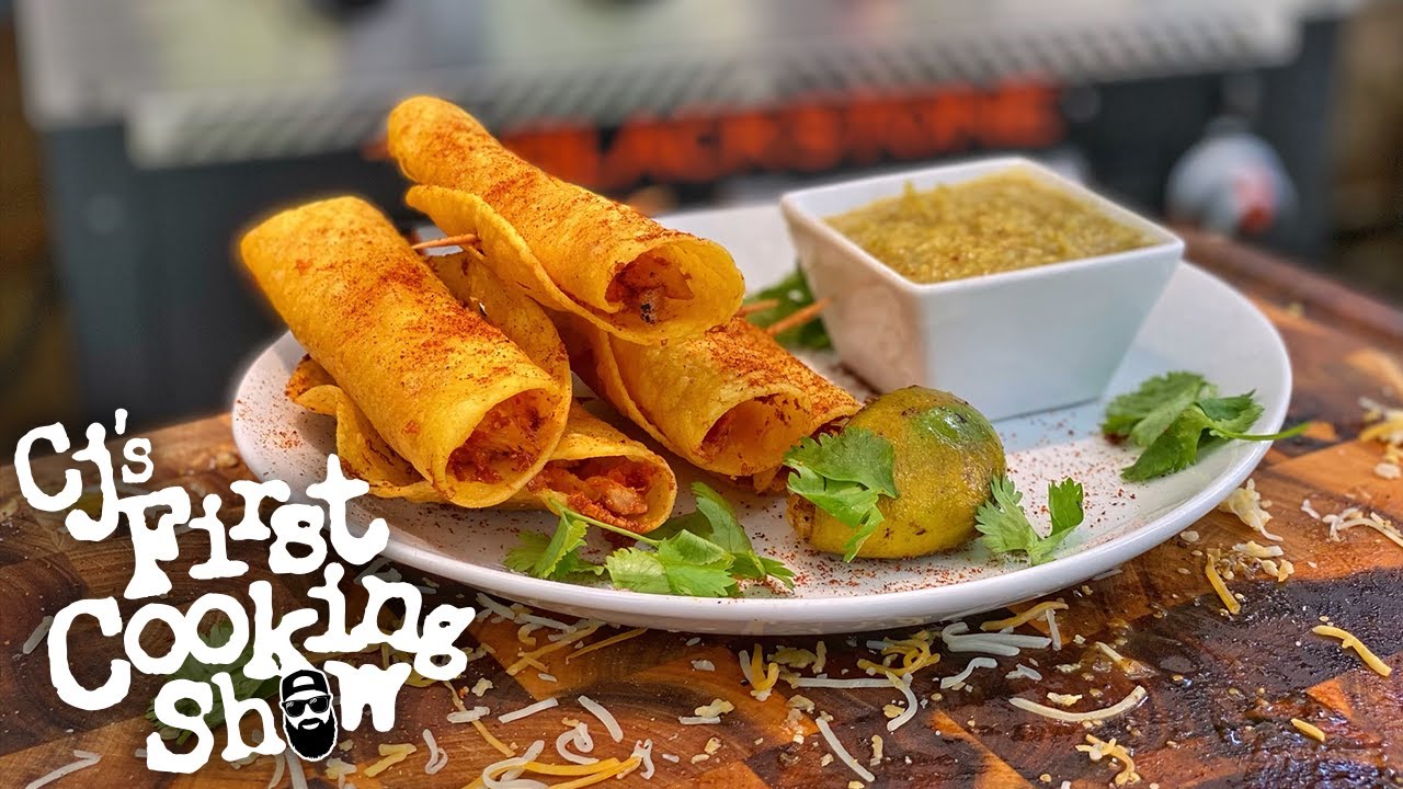 CJ's incredible Chicken Flautas de Pollo! | CJ's First Cooking Show | Blackstone Griddles