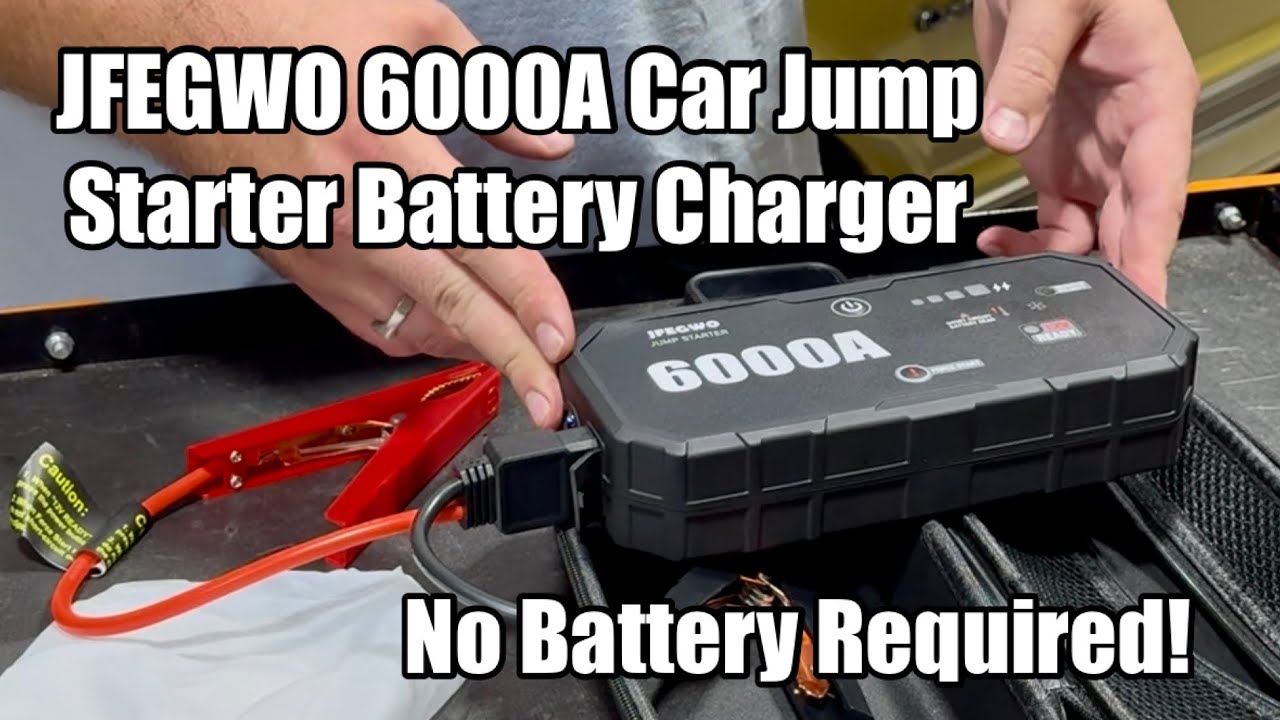 REVIEW - JFEGWO 6000A Car Jump Starter Battery Charger