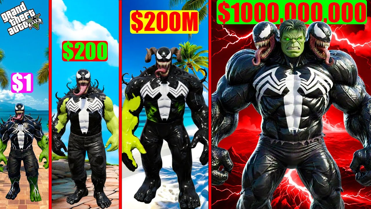 Franklin Purchasing $1 Venom HULK Suit to $1,000,000,000 in GTA 5