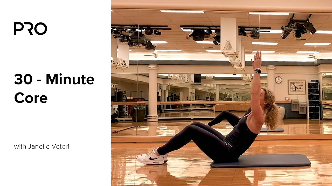 30-minute Core Workout with Janelle Veteri | PRO Club