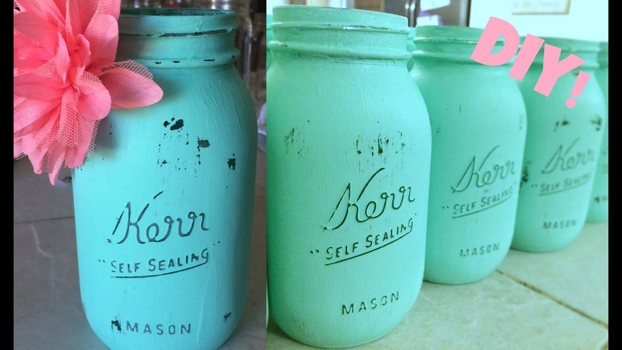 DIY WEDDING MASON JARS!