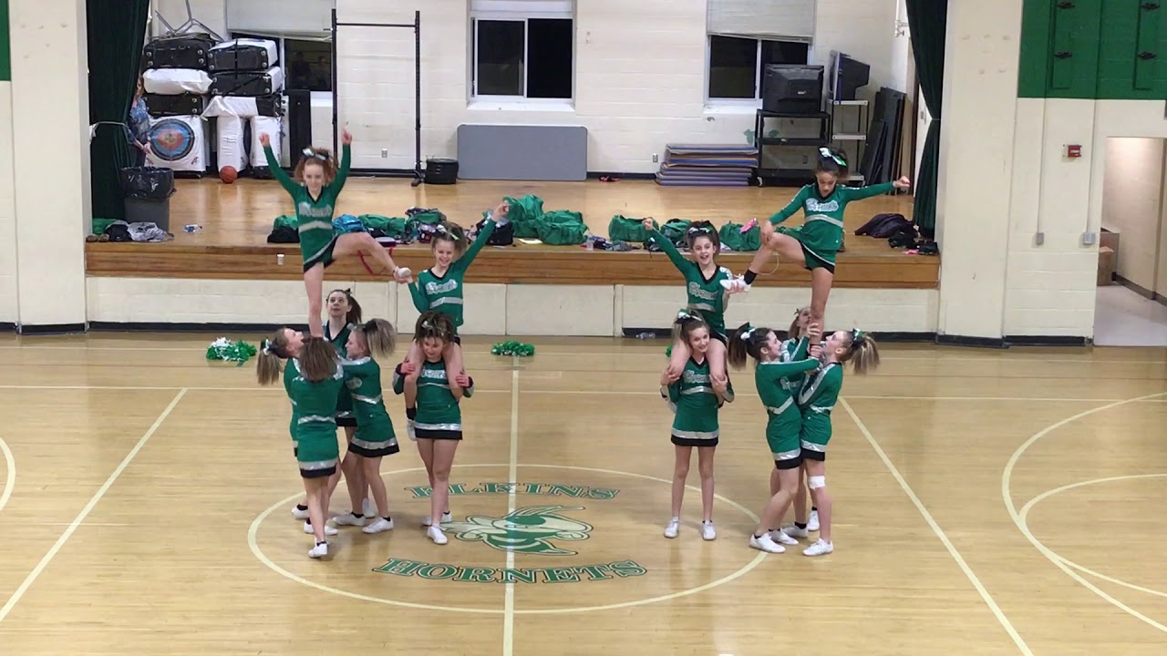 Elkins Middle School Cheerleaders Competition Dance