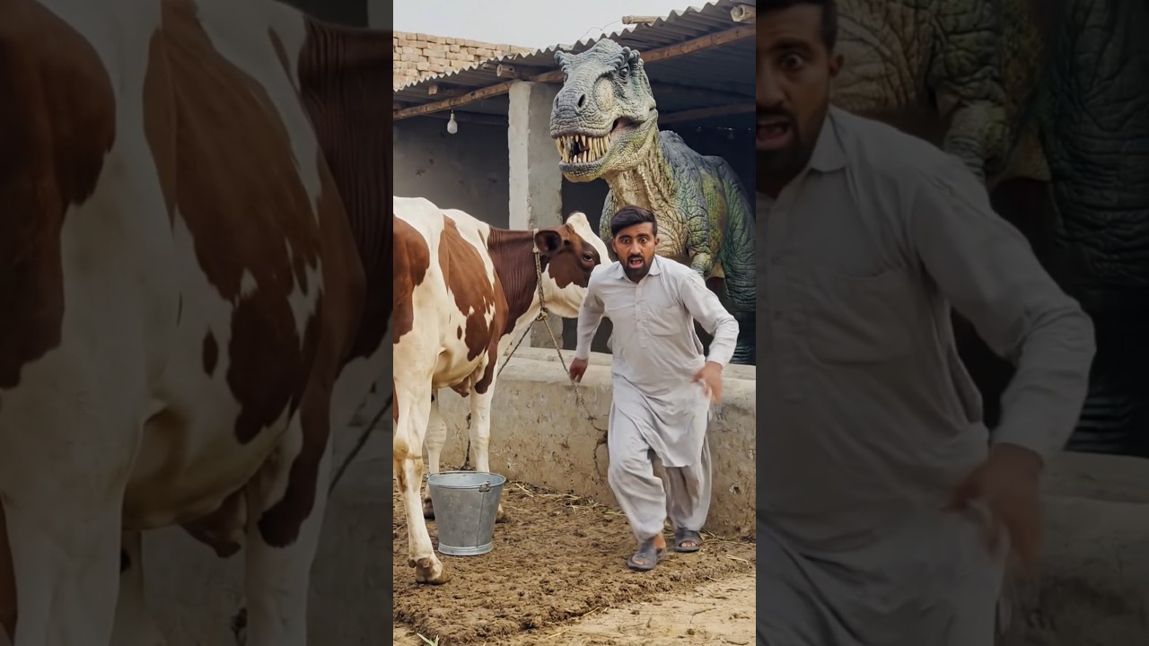 ☠️👽A Village Boy’s Worst Nightmare: Dinosaur Appears 