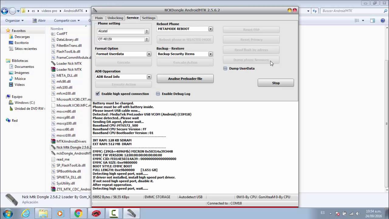 Como hacer un backup de la Rom de cualquier Android MTK con NCK o Avengers Crack