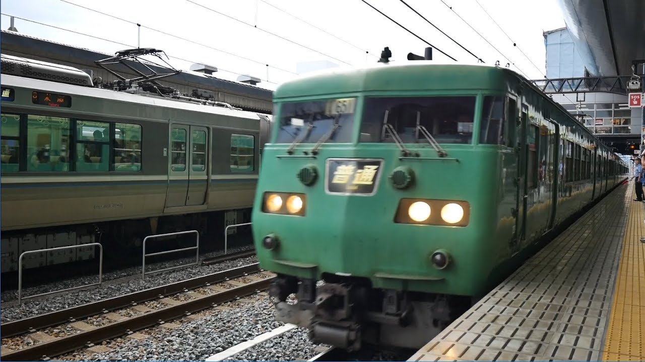 JR西日本 草津線 普通（117系運行）超広角車窓 進行左側 京都～草津～柘植