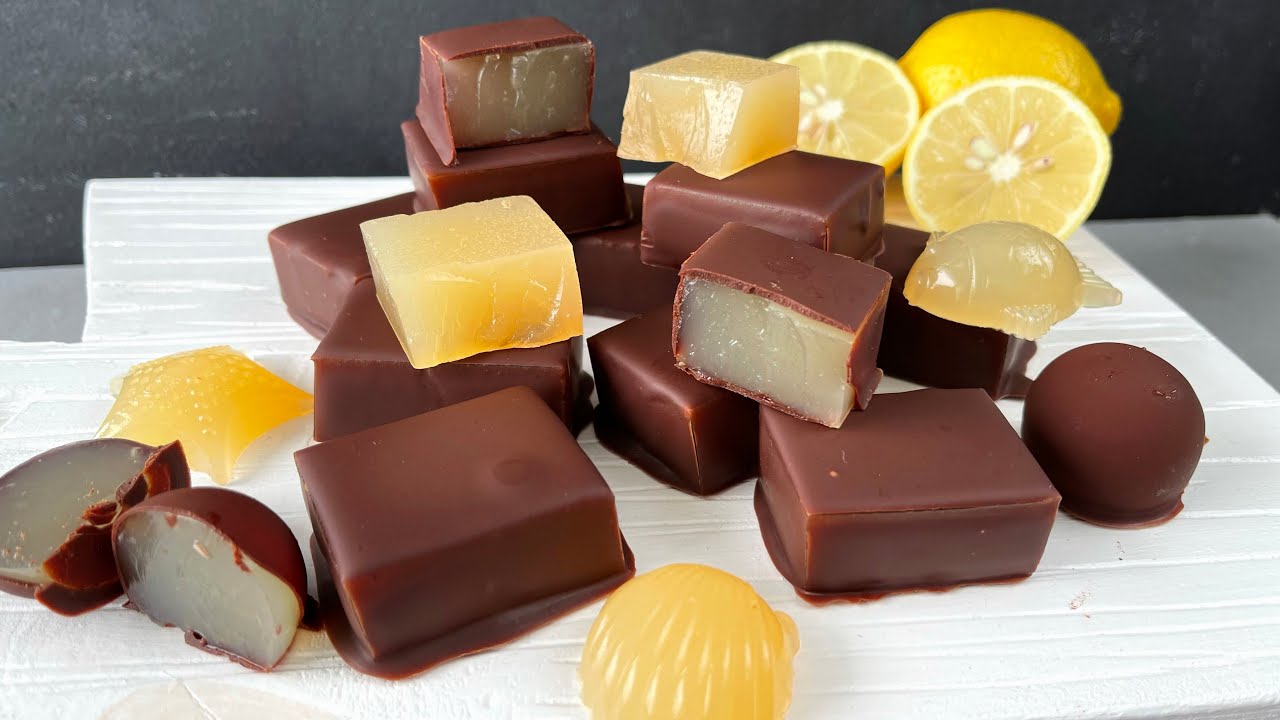 10-MIN LEMON GUMMY CANDY MARMALADE [Eng, Esp Sub] | Healthy, plant-based, no refined sugar