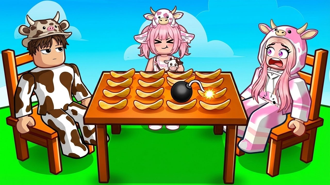 MOMON, MOOCI & MILO BERTANDING ADU HOKI MAKAN KUE MALAH KENA JEBAKAN BOM !!