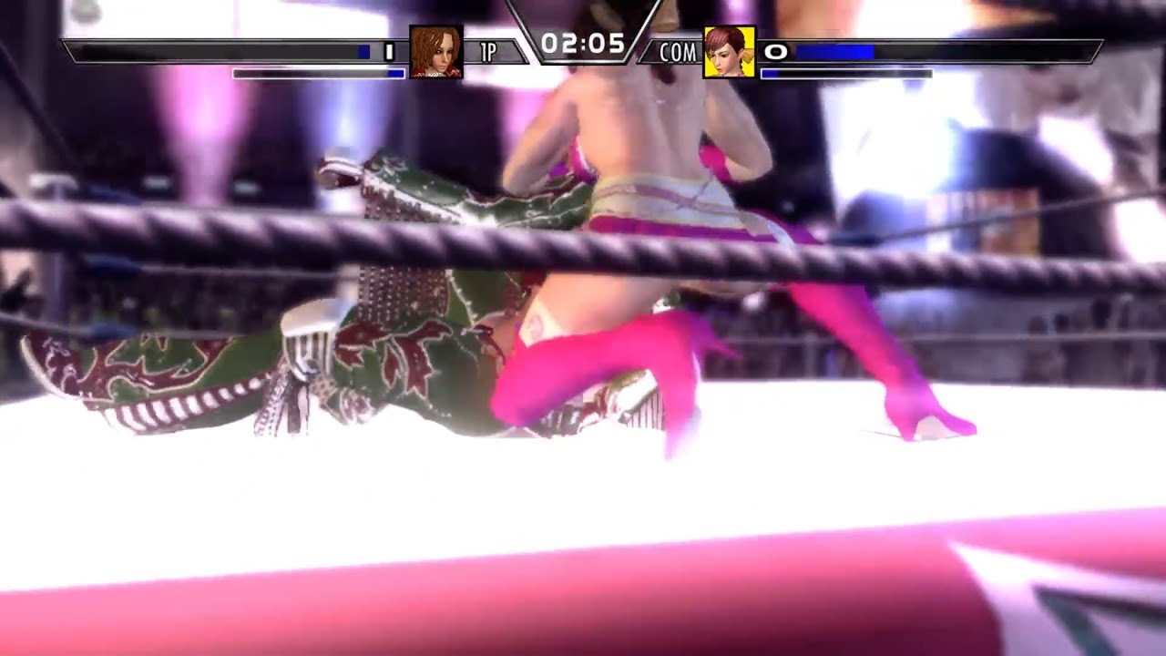 Rumble Roses XX - Blossom vs Great Khan