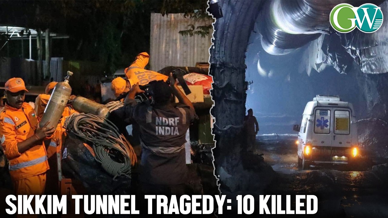 SIKKIM: TUNNEL LANDSLIDE CLAIMS 10 LIVES, SEVERAL FEARED TRAPPED