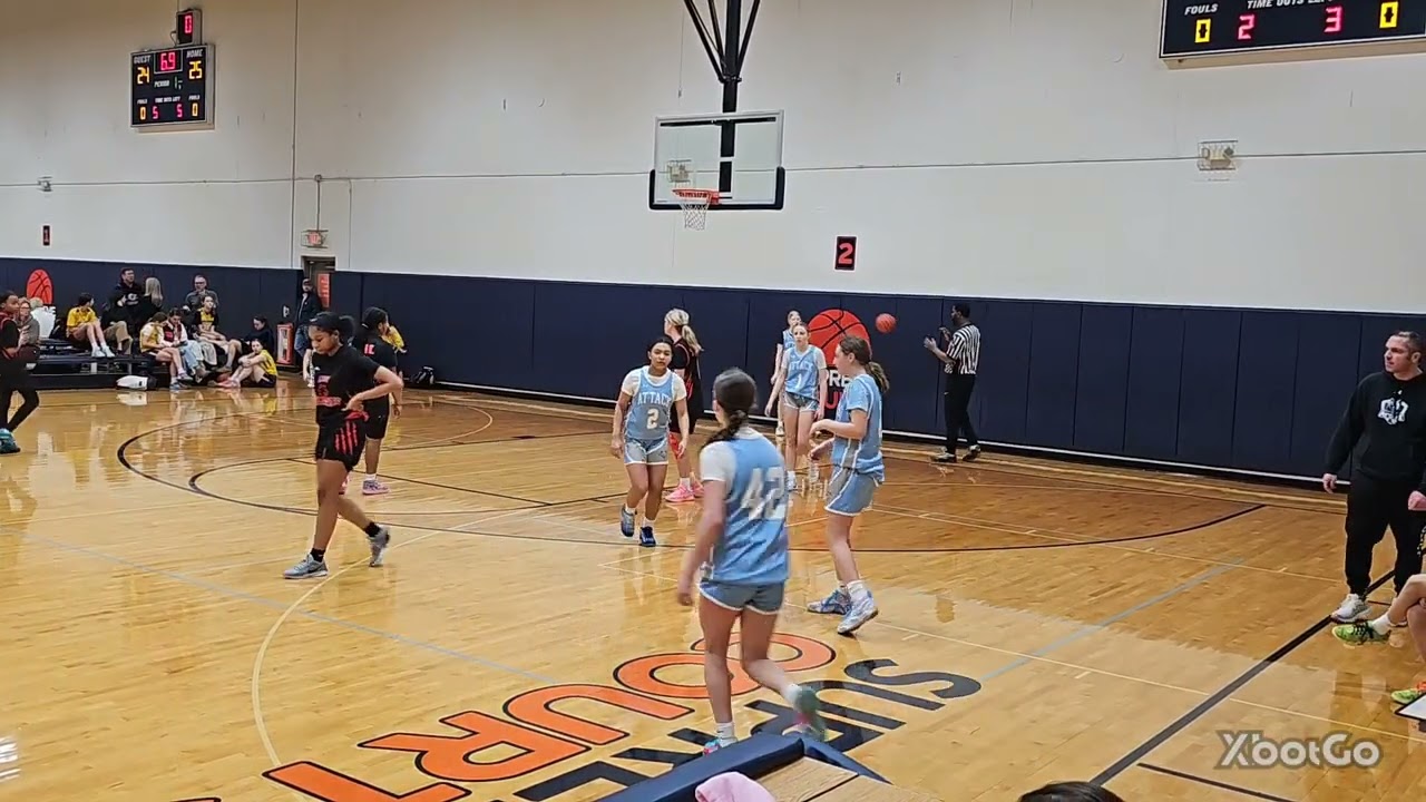 10 – IL Attack 8Gray (Blue) 44 vs Lady Wildcats 8th (Black) 19