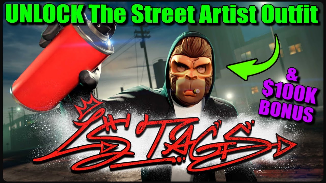 How To Unlock The Street Artist Outfit! Locations Map & Where To Find All Tags? | GTA 5 Online