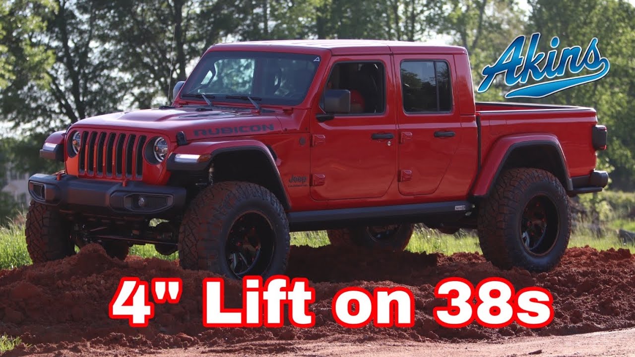 Jeep Gladiator Rubicon 4” Lift on 38s Apex Edition