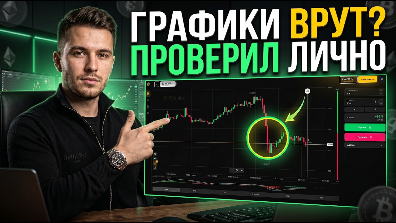 Живая торговля XRP на Cronika | Разбор сделок за 10 минут
