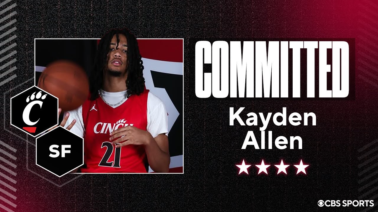 WATCH: 4-star SF Kayden Allen Commits to Cincinnati | No. 20 Overall SF