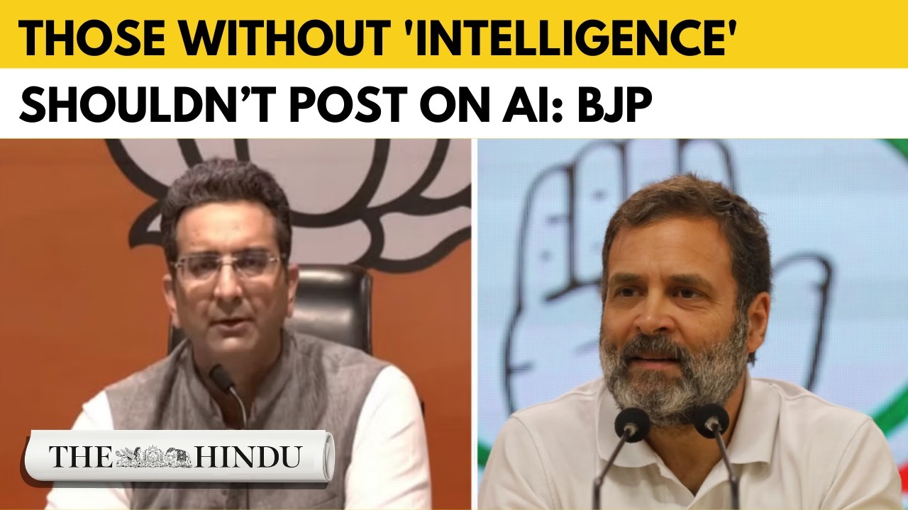 Rahul Gandhi’s ‘PR spectacle’ jibe at AI Summit sparks BJP backlash