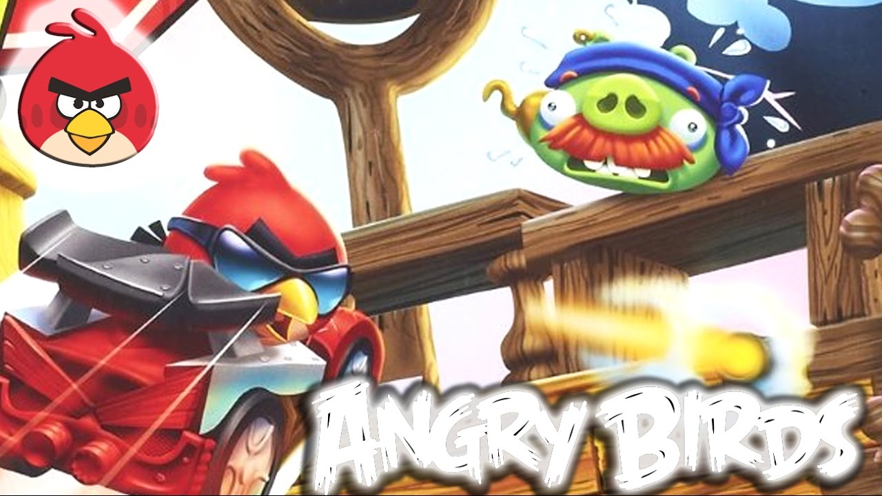 ANGRY BIRDS GO! Pirate Pig Attack Game Jenga