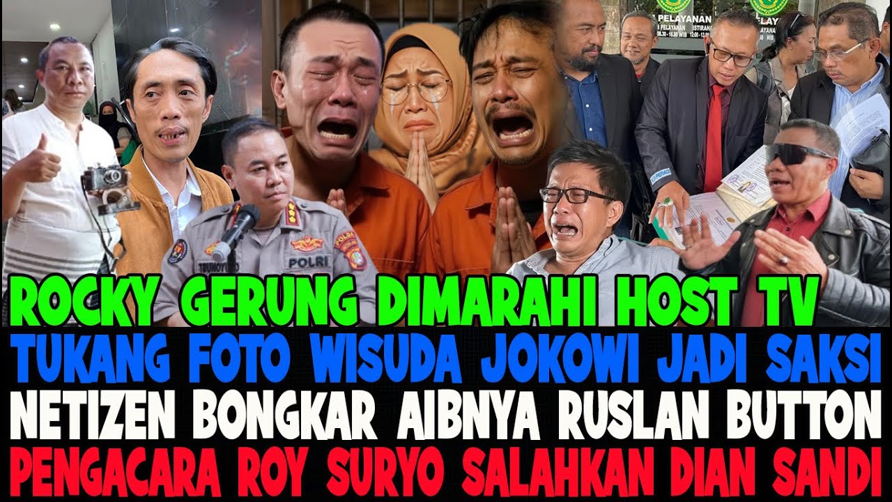 NGAKAK..!! PENGACARA ROY SURYO KALAH BUKTI SEKARANG SALAHKAN DIAN SANDI 😂 12 TAHUN PENJARA MENANTI