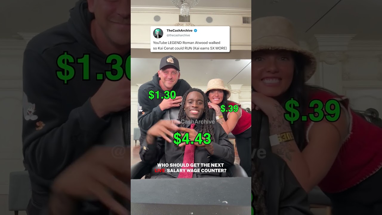 New TWITCH streamers vs OG YouTuber LIVE salary wage 🤯 #money