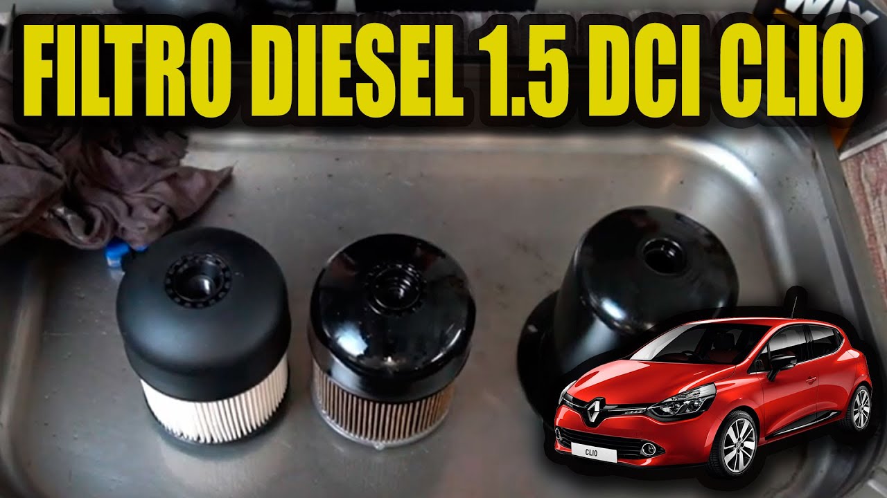 DIY - Substituir Filtro Diesel Renault CLIO 4 1.5 DCI