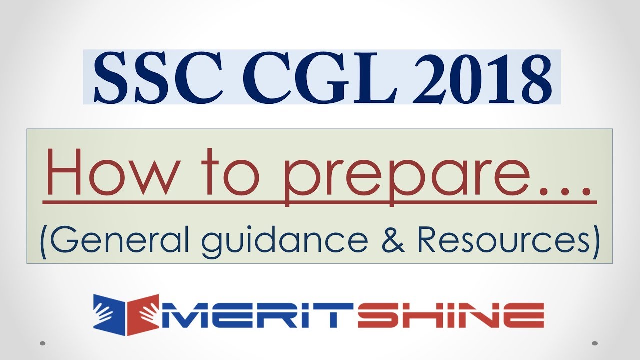 How to prepare for SSC CGL 2018