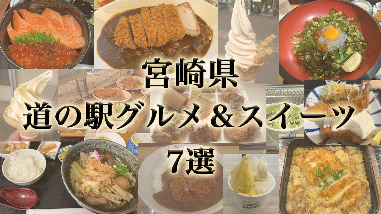 宮崎県の道の駅グルメ＆スイーツ7選。極厚カツカレー、贅沢ビュッフェ、名物生しらすなどなど。