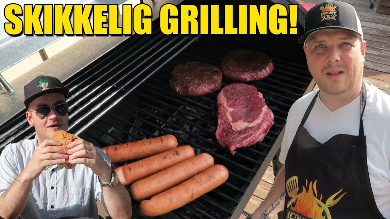 Herkules lærer meg å grille skikkelig!
