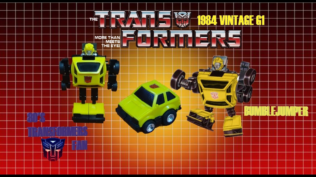 TRANSFORMERS G1 MINIBOT BUMBLE JUMPER BUMPER VINTAGE TOY REVIEW
