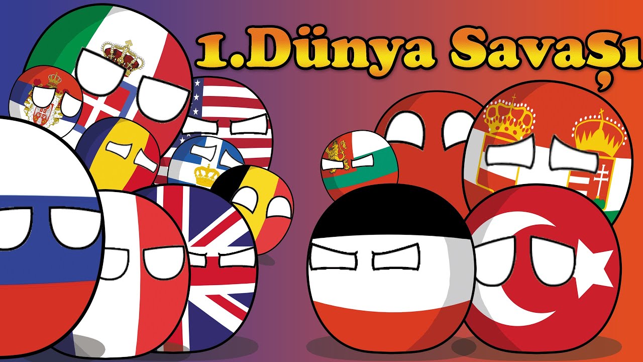 1.D&uuml;nya Savaşı, Countryballs - &Uuml;lke Topları - Kısa Animasyon