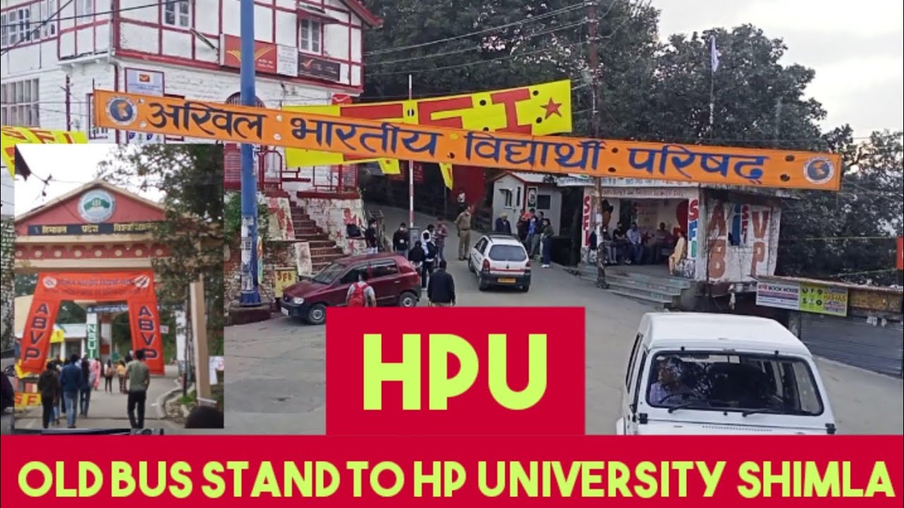 Shimla to HPU by road | On the way to HPU SHIMLA | SIRMORI HILLS | HIMACHAL PRADESH