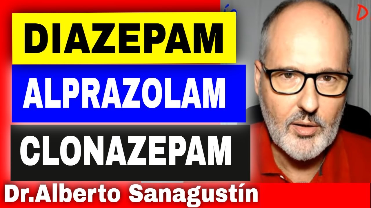 DIAZEPAM, ALPRAZOLAM y CLONAZEPAM 💥 (Benzodiacepinas)  Utilidad y mecanismo de acción