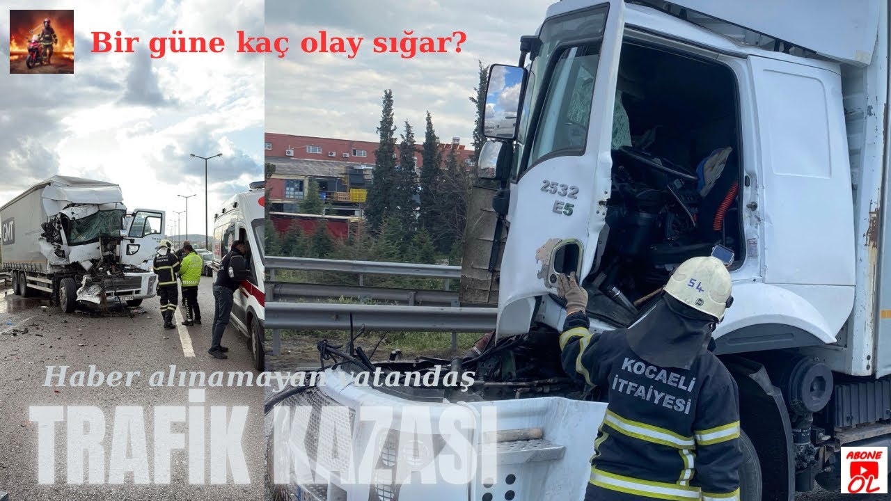 🚒🔥Sadece Yangın Söndürmek Değil!… Trafik Kazası💥/İnsan Kurtarma 🚨